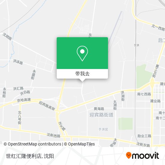 世红汇隆便利店地图