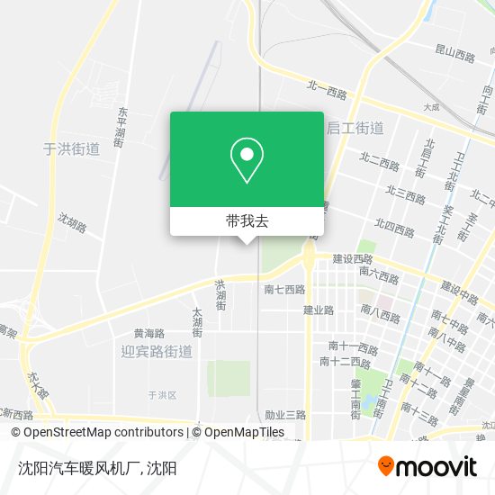 沈阳汽车暖风机厂地图