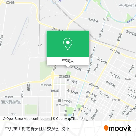 中共重工街道省安社区委员会地图