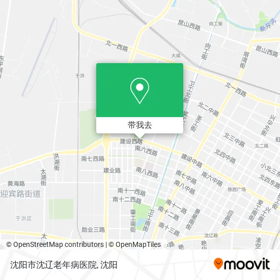 沈阳市沈辽老年病医院地图