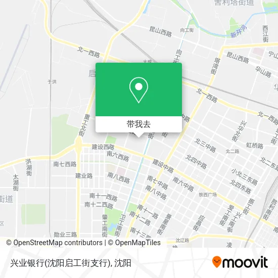 兴业银行(沈阳启工街支行)地图