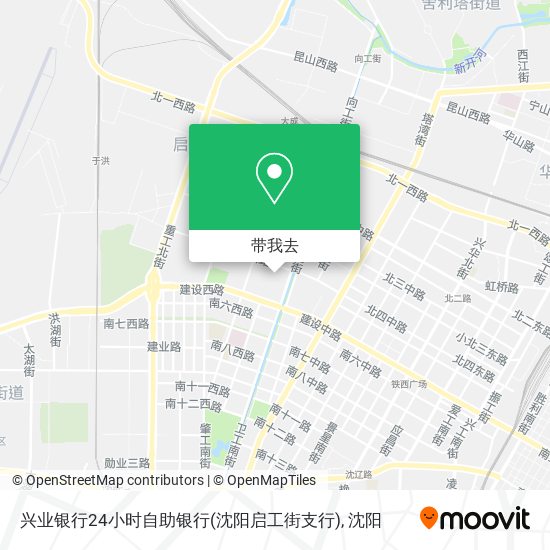 兴业银行24小时自助银行(沈阳启工街支行)地图