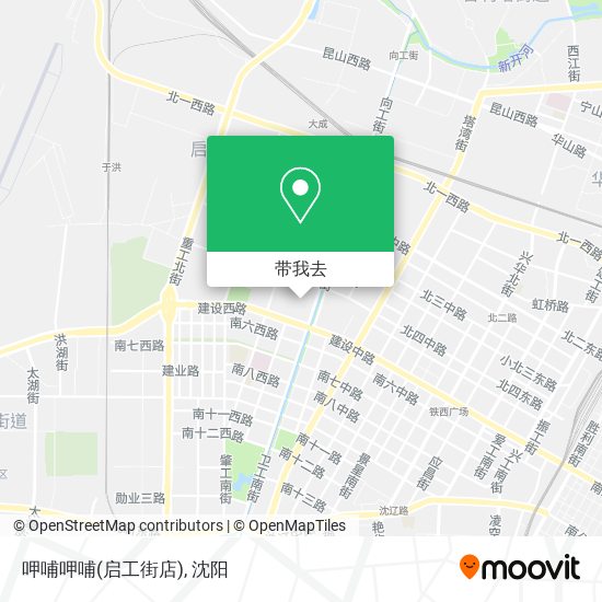呷哺呷哺(启工街店)地图