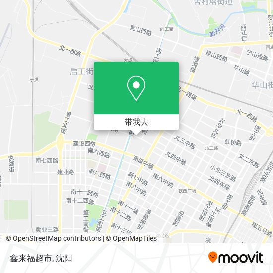 鑫来福超市地图