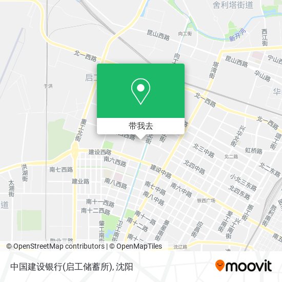 中国建设银行(启工储蓄所)地图