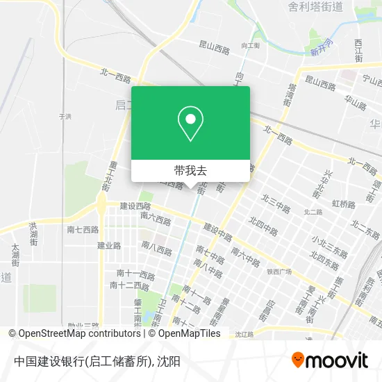 中国建设银行(启工储蓄所)地图