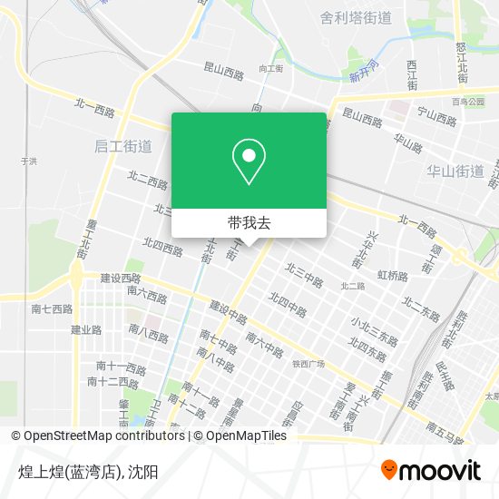 煌上煌(蓝湾店)地图