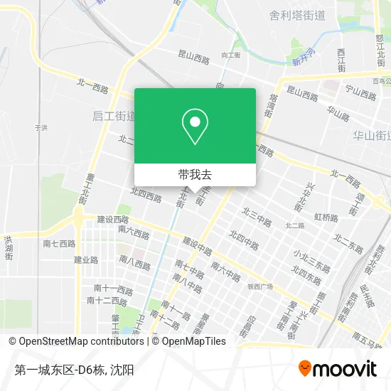 第一城东区-D6栋地图