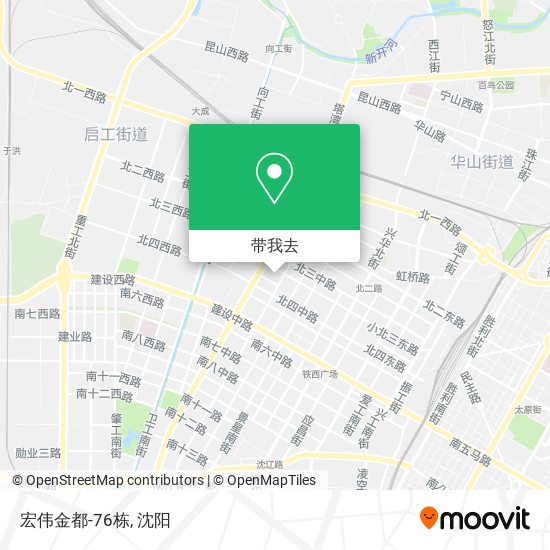 宏伟金都-76栋地图