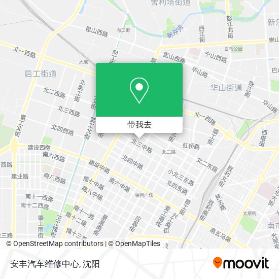 安丰汽车维修中心地图