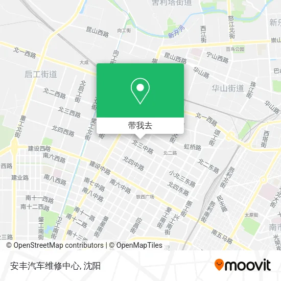 安丰汽车维修中心地图