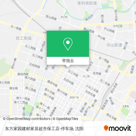 东方家园建材家居超市保工店-停车场地图