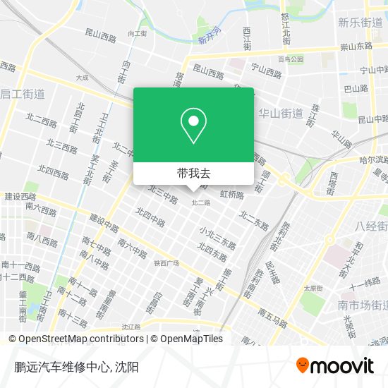 鹏远汽车维修中心地图