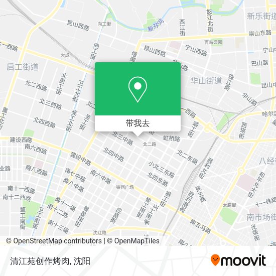 清江苑创作烤肉地图