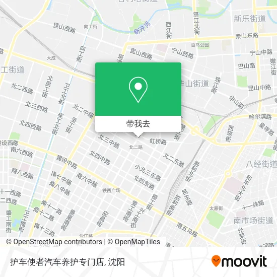 护车使者汽车养护专门店地图