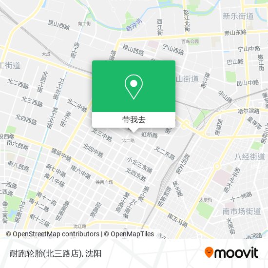 耐跑轮胎(北三路店)地图
