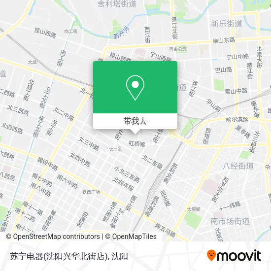 苏宁电器(沈阳兴华北街店)地图