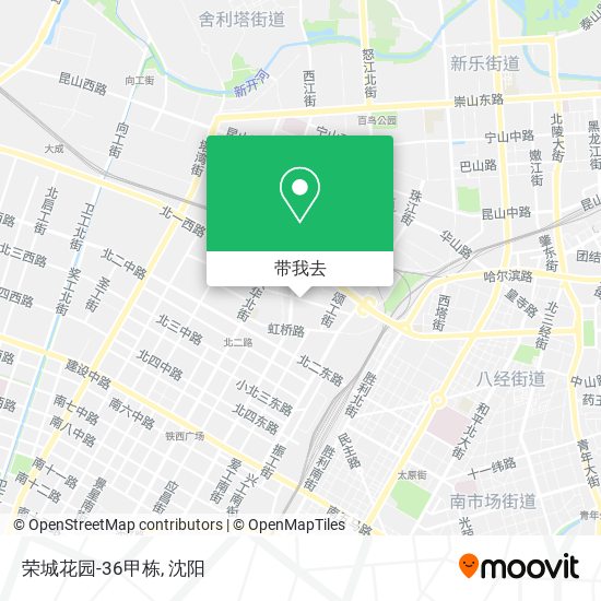 荣城花园-36甲栋地图