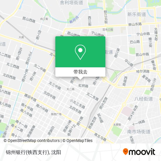 锦州银行(铁西支行)地图