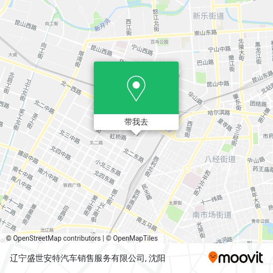 辽宁盛世安特汽车销售服务有限公司地图