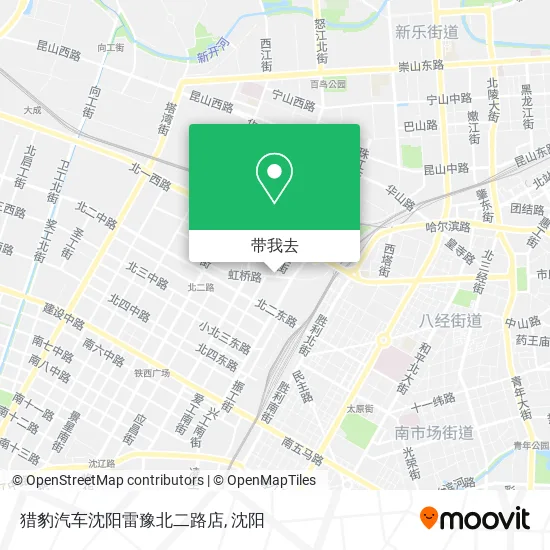 猎豹汽车沈阳雷豫北二路店地图