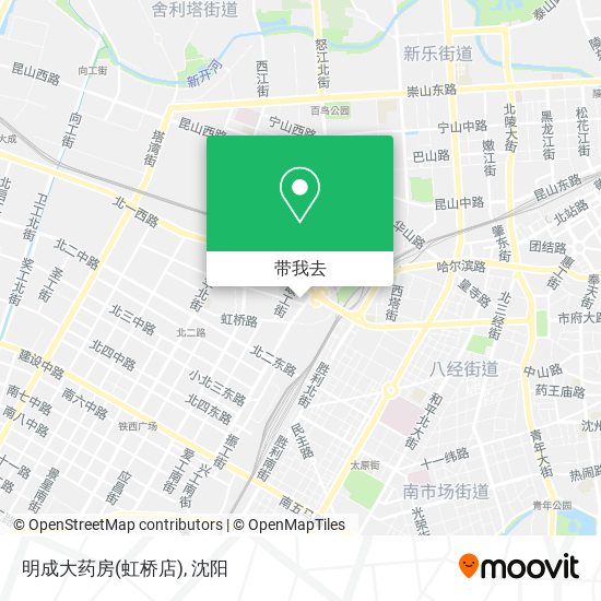明成大药房(虹桥店)地图