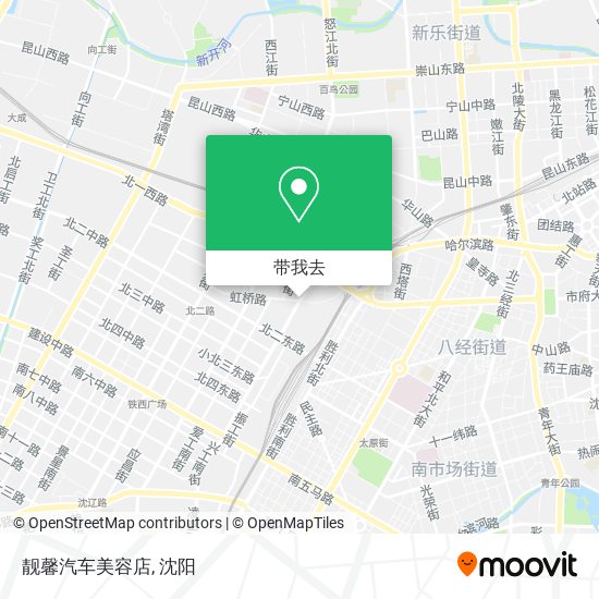 靓馨汽车美容店地图