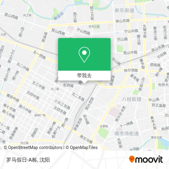 罗马假日-A栋地图