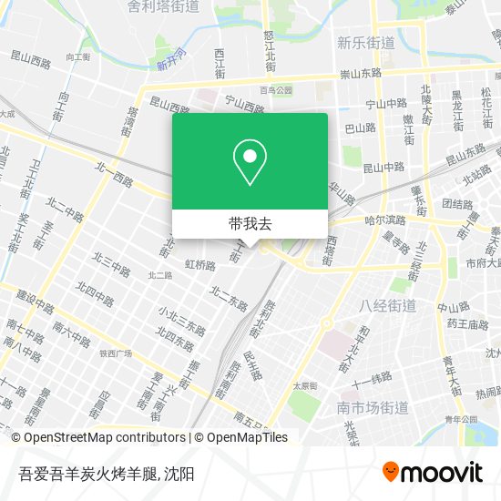 吾爱吾羊炭火烤羊腿地图