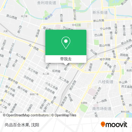 尚品百合水果地图