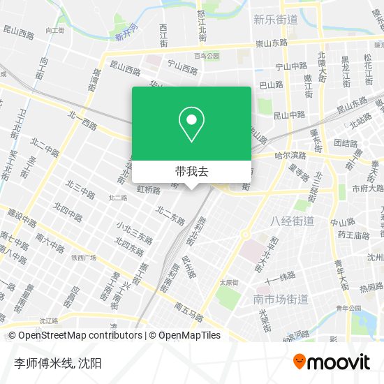 李师傅米线地图