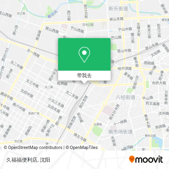 久福福便利店地图