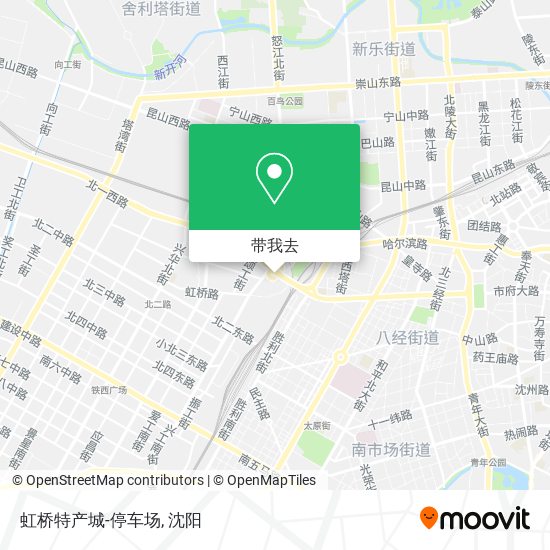 虹桥特产城-停车场地图
