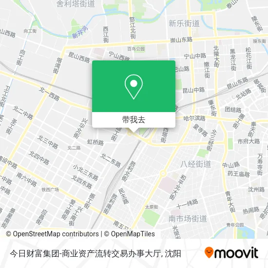 今日财富集团-商业资产流转交易办事大厅地图