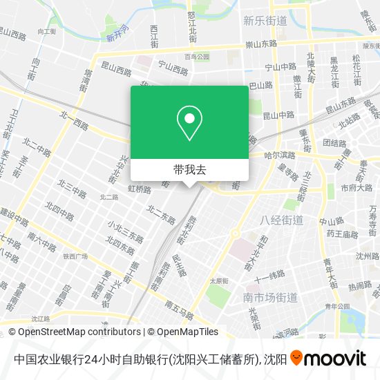中国农业银行24小时自助银行(沈阳兴工储蓄所)地图