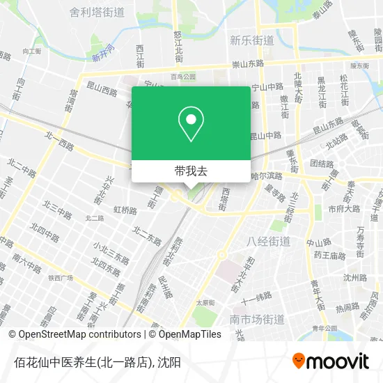 佰花仙中医养生(北一路店)地图