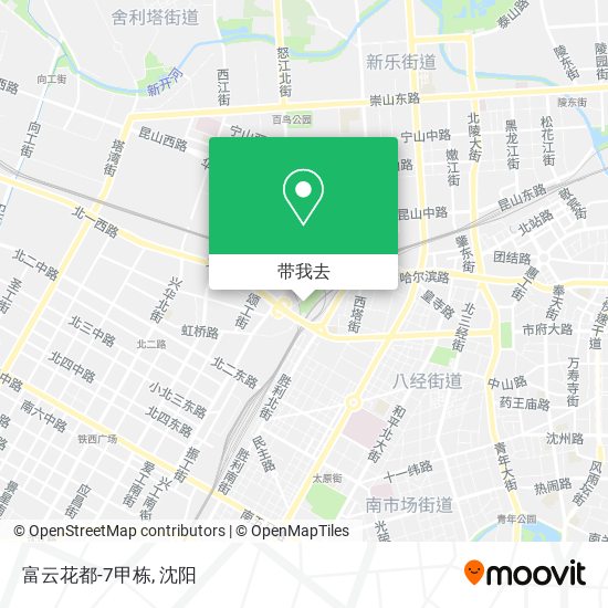 富云花都-7甲栋地图