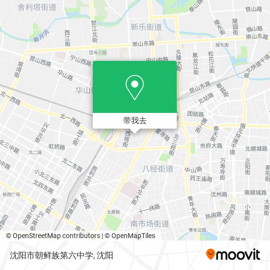 沈阳市朝鲜族第六中学地图