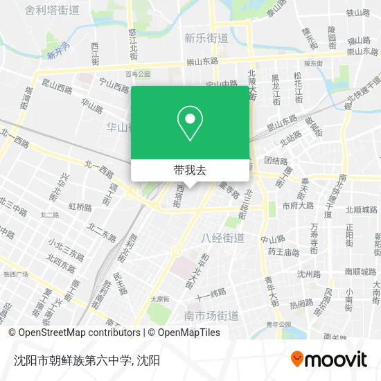 沈阳市朝鲜族第六中学地图