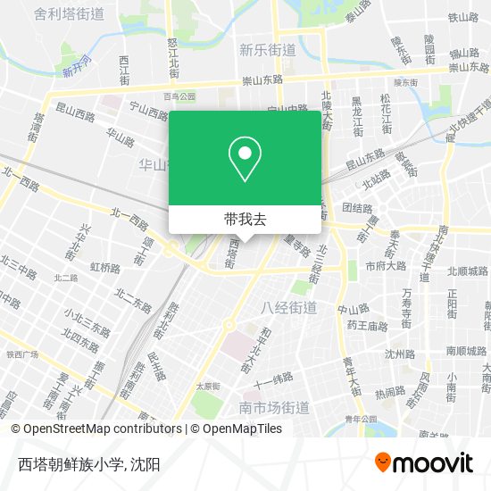 西塔朝鲜族小学地图