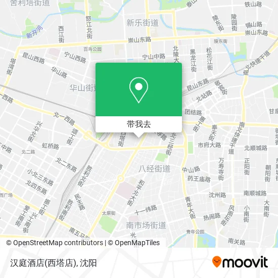 汉庭酒店(西塔店)地图