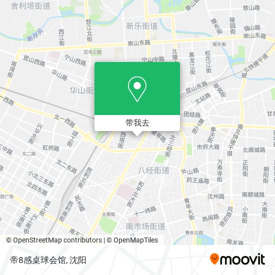 帝8感桌球会馆地图
