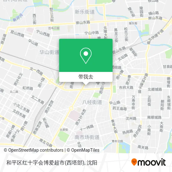 和平区红十字会博爱超市(西塔部)地图