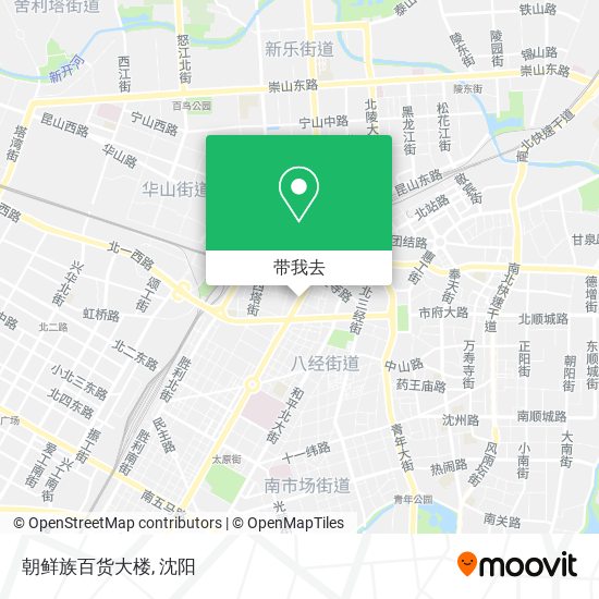 朝鲜族百货大楼地图