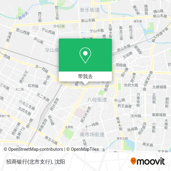 招商银行(北市支行)地图
