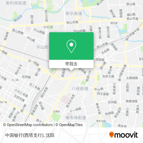 中国银行(西塔支行)地图