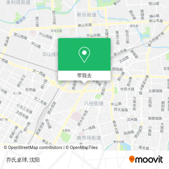 乔氏桌球地图