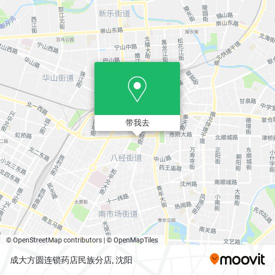 成大方圆连锁药店民族分店地图