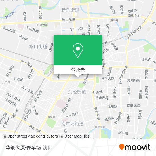 华银大厦-停车场地图