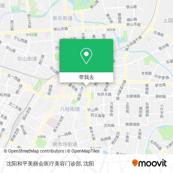 沈阳和平美丽会医疗美容门诊部地图